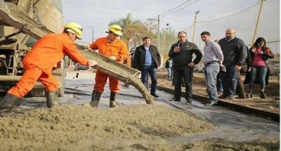 Naci�n y Municipio avanzan en la pavimentaci�n de calles del Norte de la Ciudad