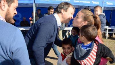 Cascallares junto a los vecinos de Glew