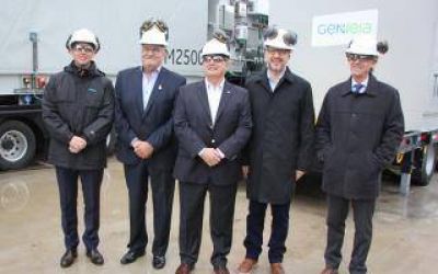 Bragado: Inauguran ampliaci�n de central t�rmica