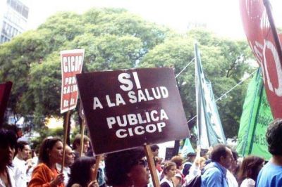Tras la renuncia de Ort�z, CICOP confirm� paro y la instalaci�n de una carpa sanitaria en el Obelisco