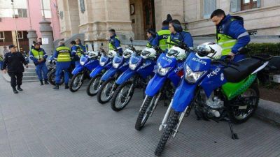 El intendente present� 20 motos que se incorporar�n a la Polic�a Local