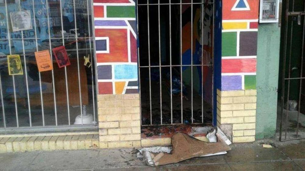 Conurbano caliente: ataque vandlico a local de Unidad Ciudadana