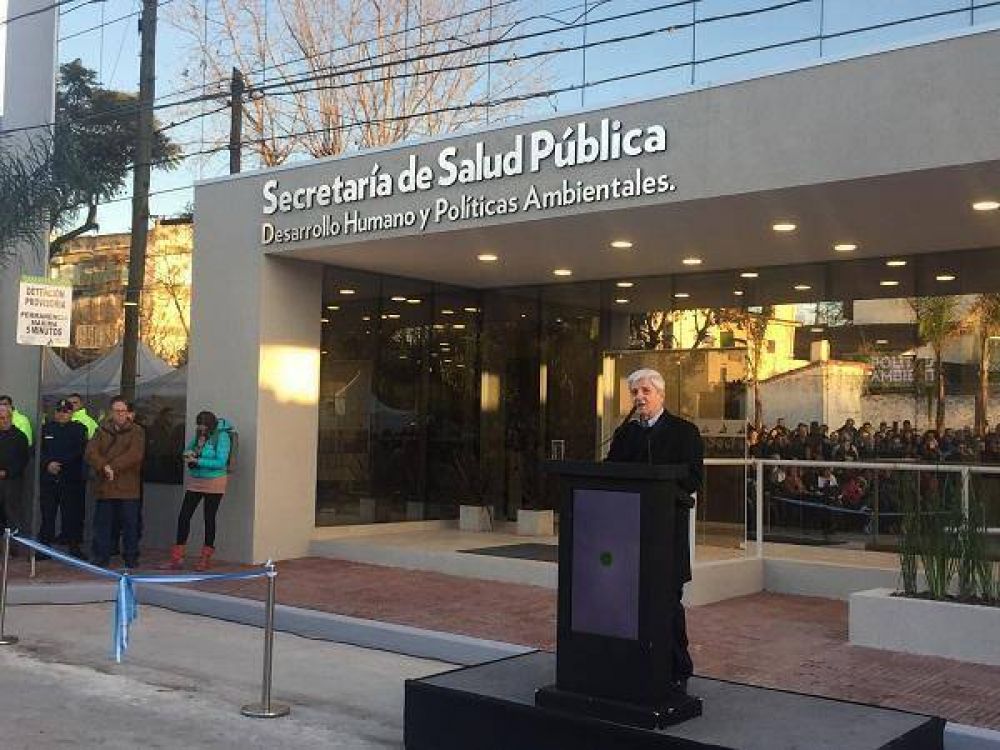 Luis Andreotti inaugur� el nuevo edificio de la Secretar�a de Salud P�blica, Medio Ambiente y Desarrollo Social
