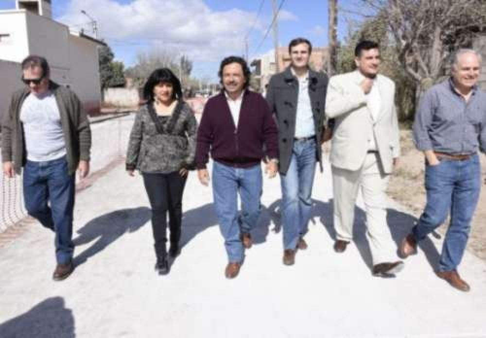 S�enz verific� las obras que se ejecutan en la zona Norte de la ciudad
