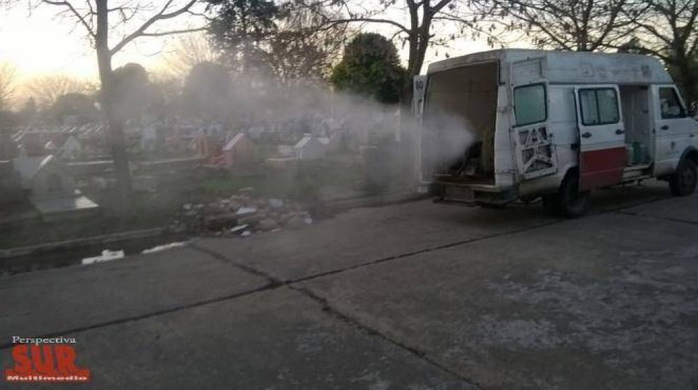 La Comuna de Quilmes fumig� el Cementerio de Ezpeleta