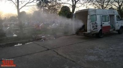 La Comuna de Quilmes fumig� el Cementerio de Ezpeleta