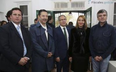 Gils Carb� inaugur� fiscal�a federal de Hurlingham junto a Zabaleta, Descalzo y Men�ndez