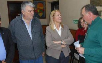 Stolbizer visit� una sala de primeros auxilios en Lomas