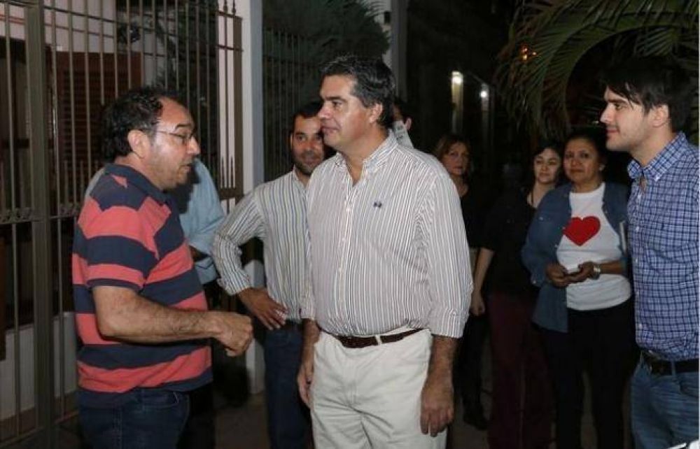 Capitanich control� obras de pavimento en Villa Centenario