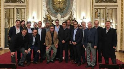 Intendentes de Cambiemos estuvieron con Macri y Pe�a