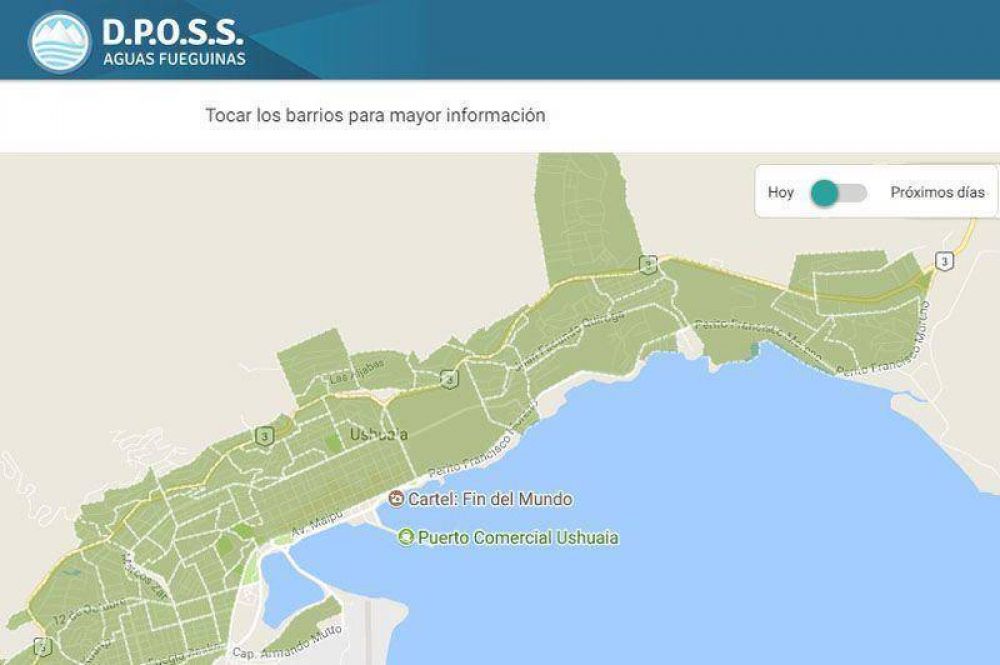 Obras sanitarias implement un mapa interactivo