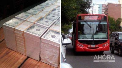 Choferes fantasma: la ruta del dinero y 400 mil d�lares termosellados
