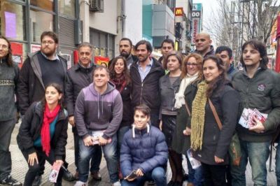 Pitrola y Del Ca�o lanzaron su campa�a desde San Mart�n