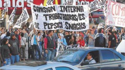 PepsiCo: Sindicatos convocaron a una marcha para el martes