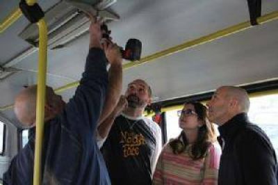 Colocan c�maras con GPS en el transporte p�blico