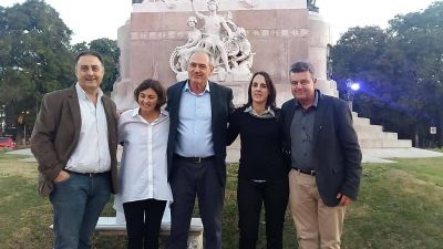 Con la presencia de Frigerio, se lanzaron los precandidatos de la lista que encabeza Benedetti 