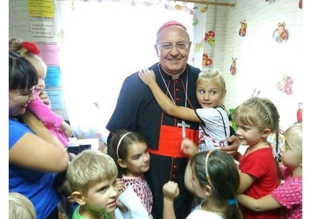 Satisfaccin del Cardenal Sandri tras su visita a Ucrania