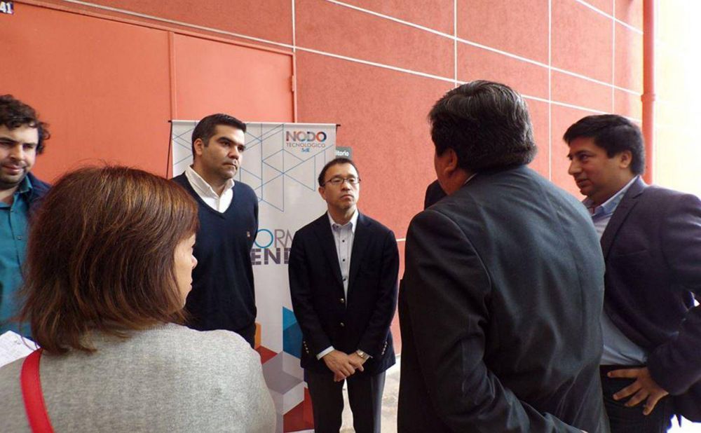 Recibieron la visita de un representante japon�s