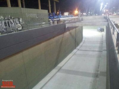 Molina previ� que en 15 d�as podr�an inaugurar el bajo v�as Bernal
