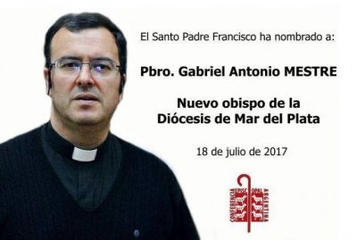 El Papa nombr al P. Gabriel Mestre como nuevo obispo de Mar del Plata