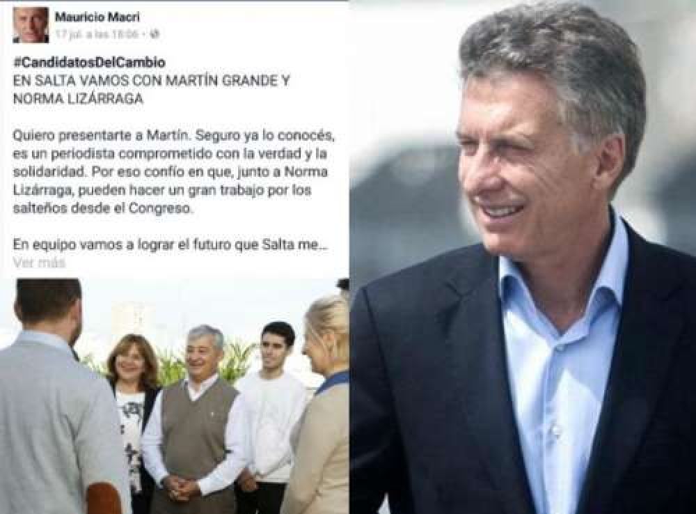  Macri apuntala la candidatura de Mart�n Grande