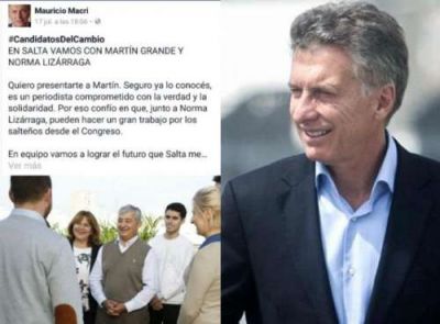  Macri apuntala la candidatura de Mart�n Grande