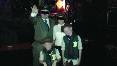 Escocia: escándalo por una fiesta con disfraces de Hitler y niños en el Holocausto