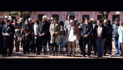 Posadas record� a las v�ctimas del atentado contra la Amia