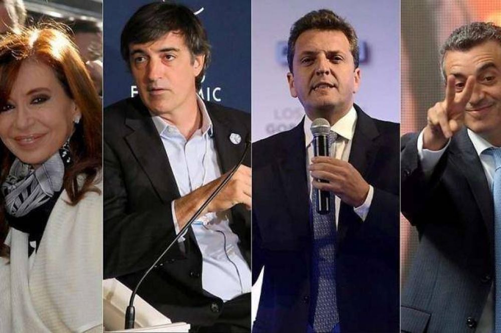 En plena campa�a, una encuesta muestra a CFK y a Massa liderando la intenci�n de voto