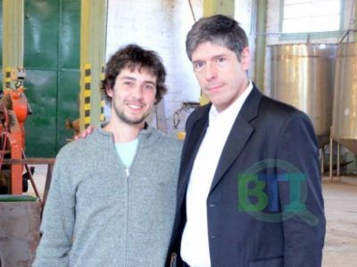 Abal Medina visit� Baradero acompa�ando la candidatura de Erroz