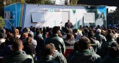 Manzur asegur� que la Naci�n redujo en un 50% el env�o de leche para CAPS y hospitales
