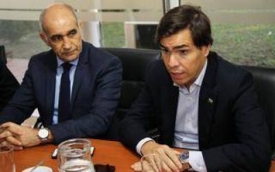 Daniel Salvador y Javier Tizado recorrieron el parque industrial de San Nicol�s