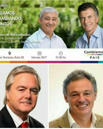 Gran cena de recaudaci�n de Cambiemos Pa�s en Salta