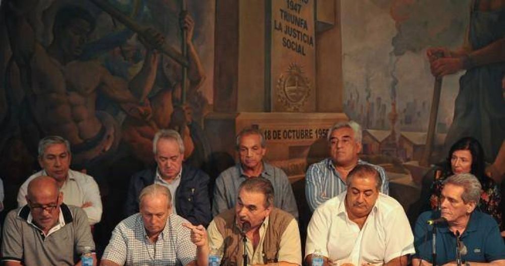 La mesa chica de la CGT unificar� posiciones de cara al plenario del viernes