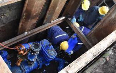 AySA sum� tecnolog�a para reparaci�n de ca�er�as y mejora del servicio