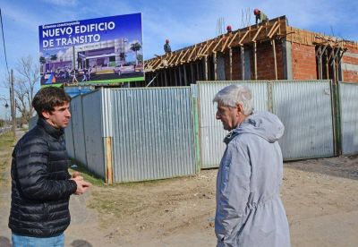 Andreotti supervis� la obra del nuevo y moderno edificio de Tr�nsito