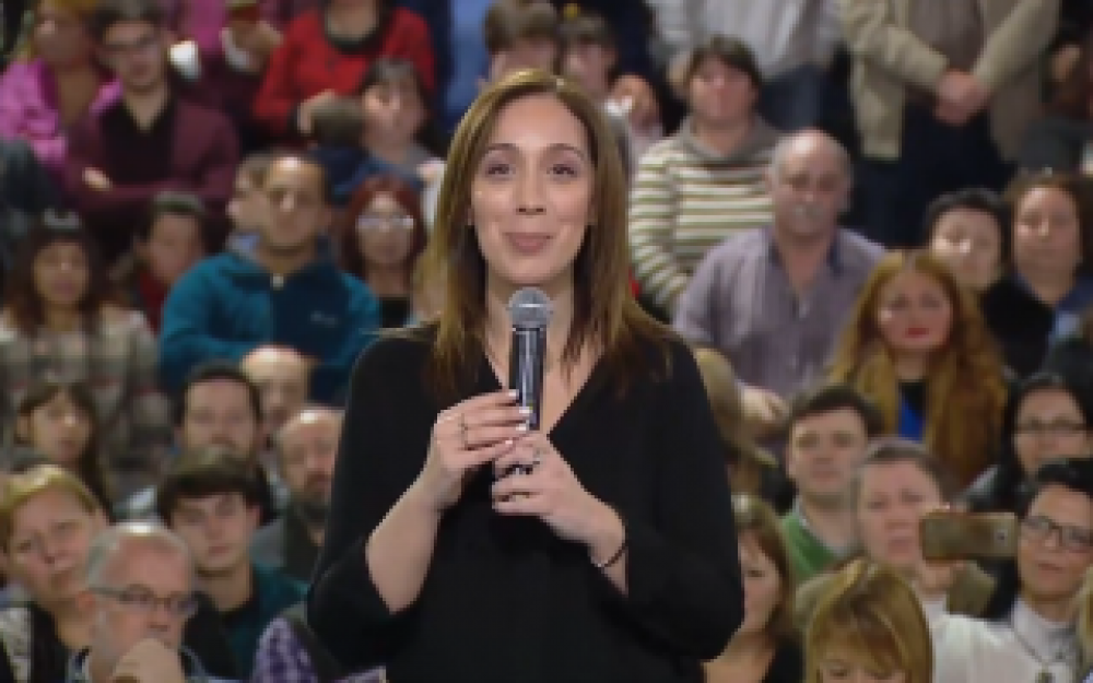 Vidal en Lan�s con los candidatos de Cambiemos: 