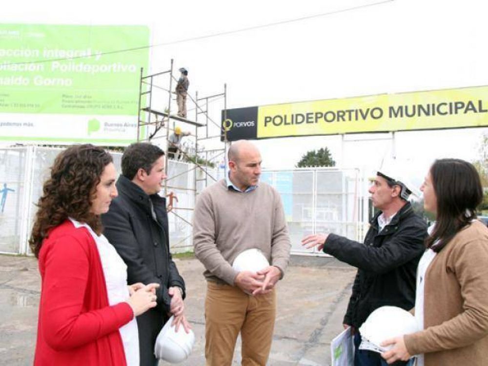 El Polideportivo, en obra