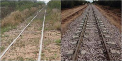 Renovaron los primeros 100 km de v�as del tren de cargas