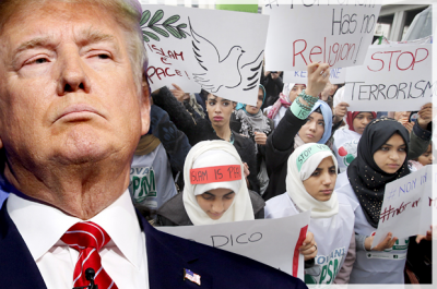 Dos tercios de los musulmanes de EE.UU., insatisfechos con Trump
