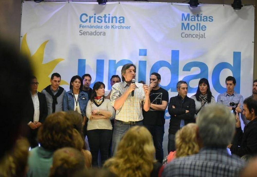 Mximo Kirchner, en San Fernando: 