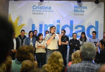 M�ximo Kirchner, en San Fernando: 
