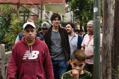 Lousteau recorri� Saavedra preocupado por la inseguridad