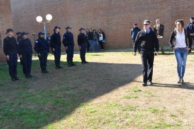 La ministra Spinuzza visit� el Instituto Superior de Seguridad P�blica