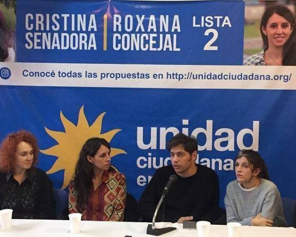 Kicillof brind� una conferencia en Tigre junto a Fernanda Vallejos y Roxana L�pez