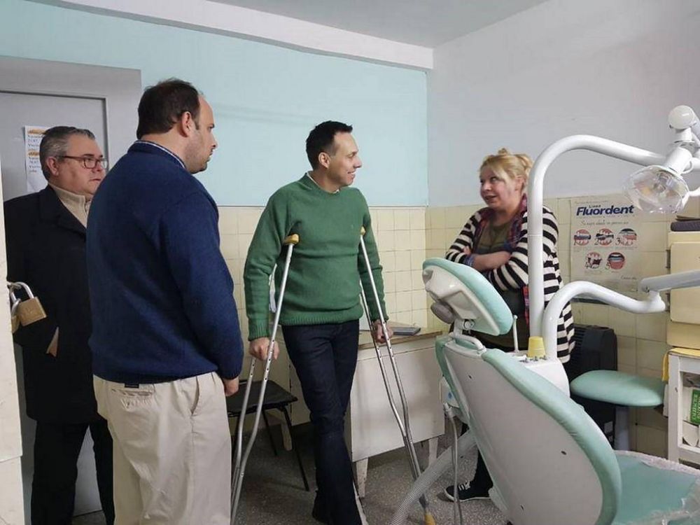 Centenario: Vi�uales visit� la Unidad Sanitaria Fonrouge