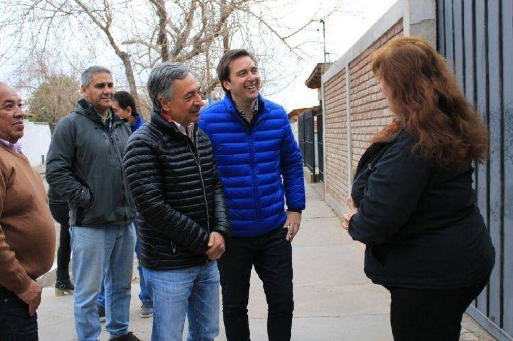 Basualdo y C�ceres continuaron la campa�a de Cambiemos en Chimbas