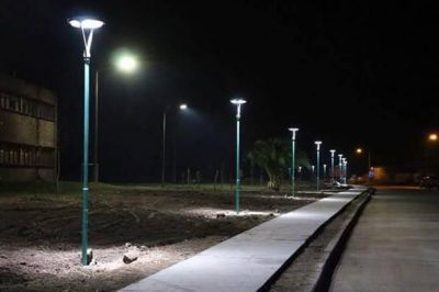 Bucca inaugur� obras en barrio Anteo Gasparri