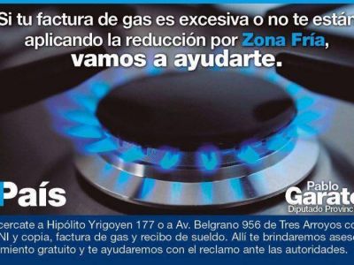 1Pa�s asesorar� sobre los aumentos de gas