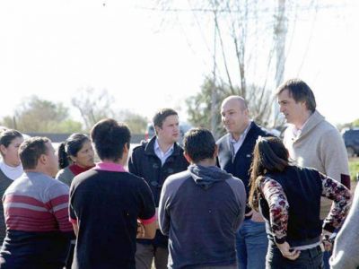 Esteban Bullrich, de visita